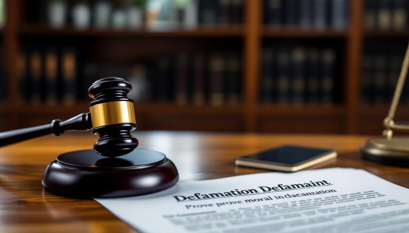 Diffamation : comment prouver un préjudice moral en justice